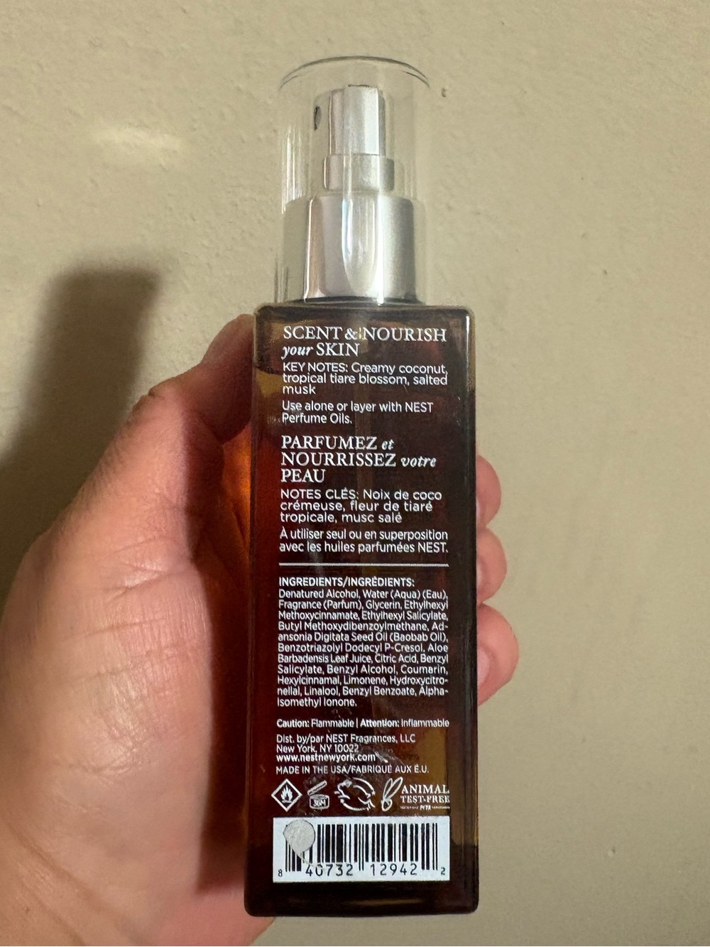 NEST Fragrances Balinese Coconut Body Mist  Brand New Factory Sealed. - Picture 2 of 8